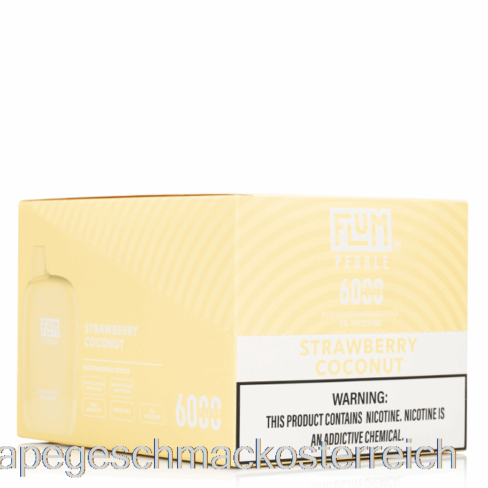 [10er-Pack] Flum Pebble 6000 Einweg-Vape-Geschmack